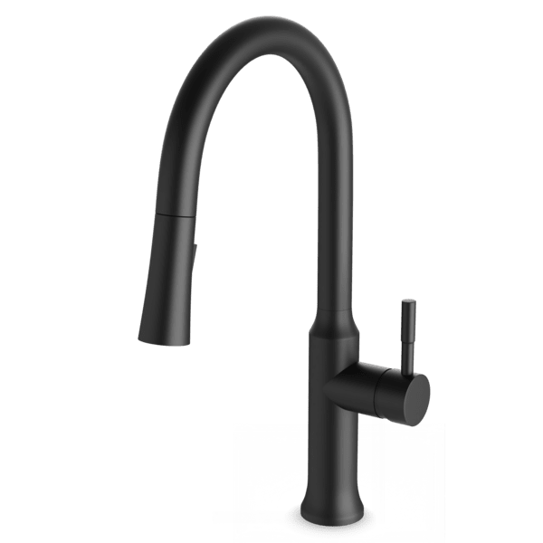 F100139 - Transitional Kitchen Faucet with Pulldown Spray Artos US Matte Black