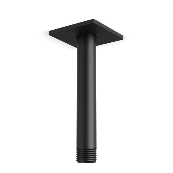 F902-30 - Square + Round Ceiling Mounted Shower Arm Artos US Matte Black 