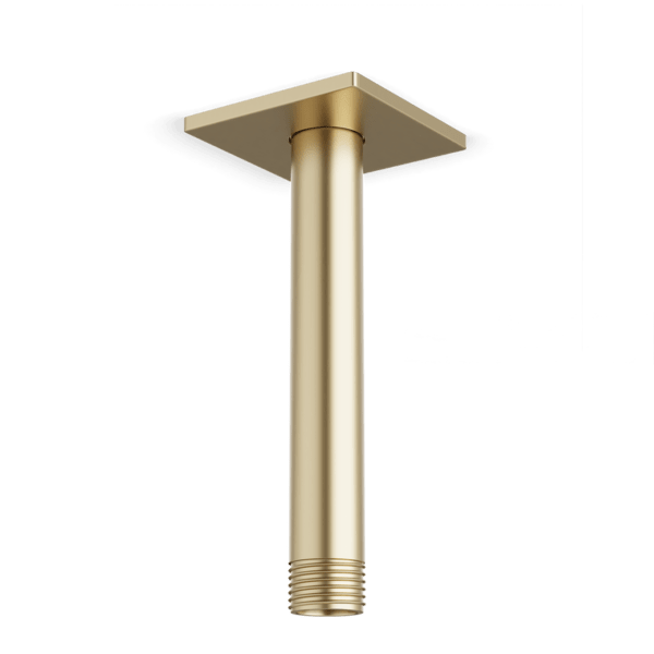 F902-30 - Square + Round Ceiling Mounted Shower Arm Artos US Satin Brass 