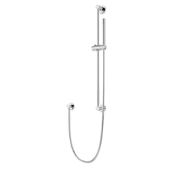 F907-79 - Round Flexible Hose Slidebar Kit with Separate Water Outlet Artos US Chrome 