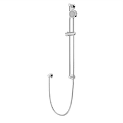 F907-83 - Round Multifunction Flexible Hose Slidebar Kit with Separate Water Outlet Artos US Chrome 