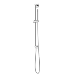 F907-86 - Square + Round Flexible Hose Integrated Slidebar Kit Artos US Chrome 