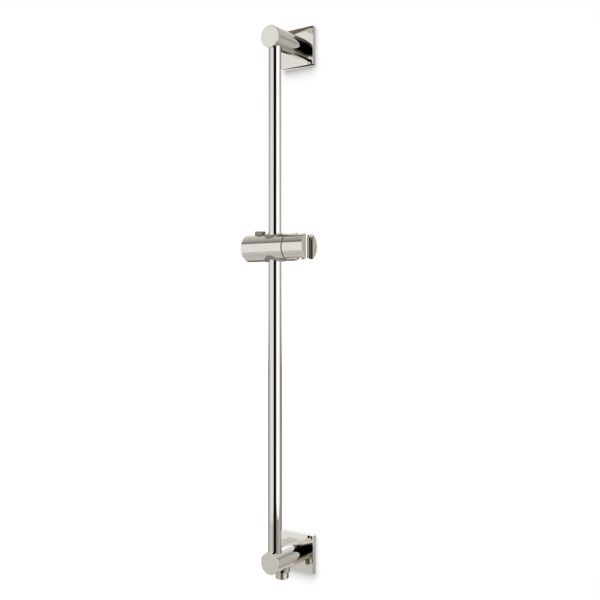 F907-87 - Square Slide Bar with Integrated Water Outlet Artos US Polished Nickel 