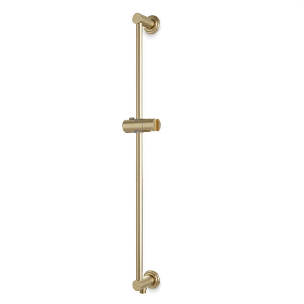 F907-91 - Classic Slide Bar with Integrated Water Outlet Artos US Satin Brass 