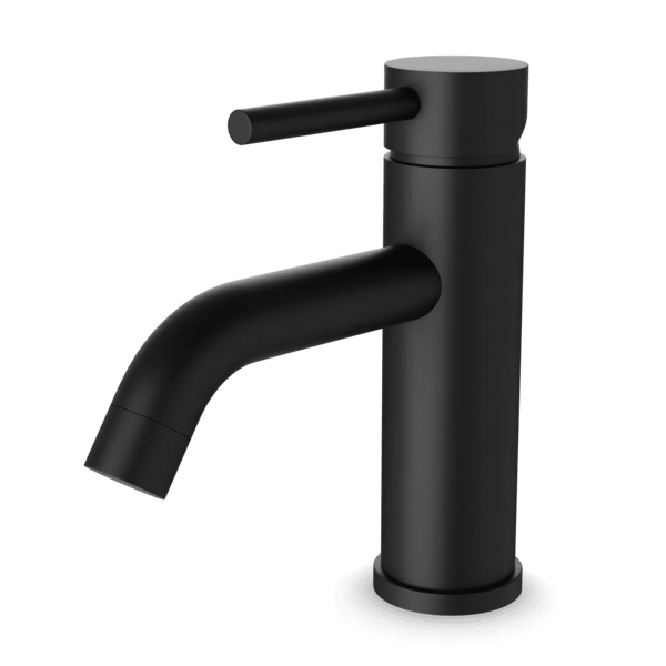 FS308 - Round Single Hole Lavatory Faucet Artos US Matte Black