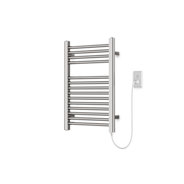 M06845P - Denby Towel Warmer 27" x 18" Plug-In Artos US Brushed Nickel 