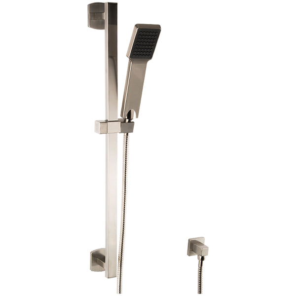 F703-5 - Flexible Hose Shower Kit with Safire Slide Bar Artos US Brushed Nickel