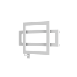Cadiz 23.5" x 35.5" Hardwired Heated Towel Rail - White thumbnail 1