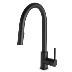 F100137 - Modern Kitchen Faucet with Pulldown Spray Artos US Matte Black