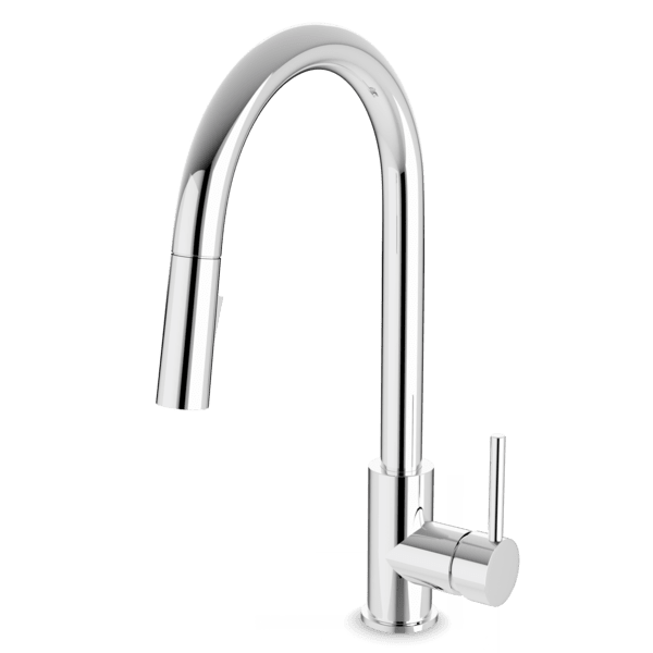 F100137 - Trova Modern Kitchen Faucet with Pulldown Spray Artos US Chrome 