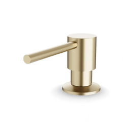 F100138 - Round Deck Mounted Soap Dispenser Artos US Satin Brass