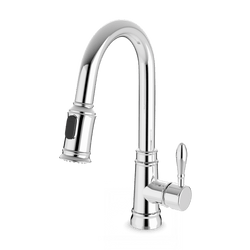 F100140 - Classic Kitchen Faucet with Pulldown Spray Artos US Chrome 