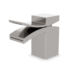 Quarto Square Single Hole Lavatory Faucet, Front Flow (Discontinued) - Brushed Nickel thumbnail 1