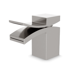 F201-3 - Quarto Single Hole Lavatory Faucet, Front Flow Artos US Brushed Nickel