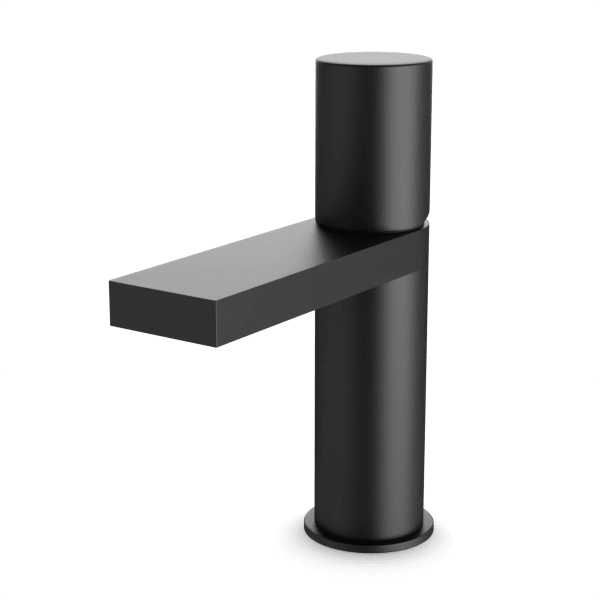 Otella Square + Round Single Hole Lavatory Faucet Artos US Matte Black 