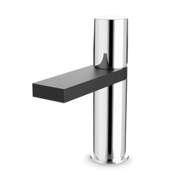 Otella Square + Round Single Hole Lavatory Faucet Artos US Chrome/Matte Black 