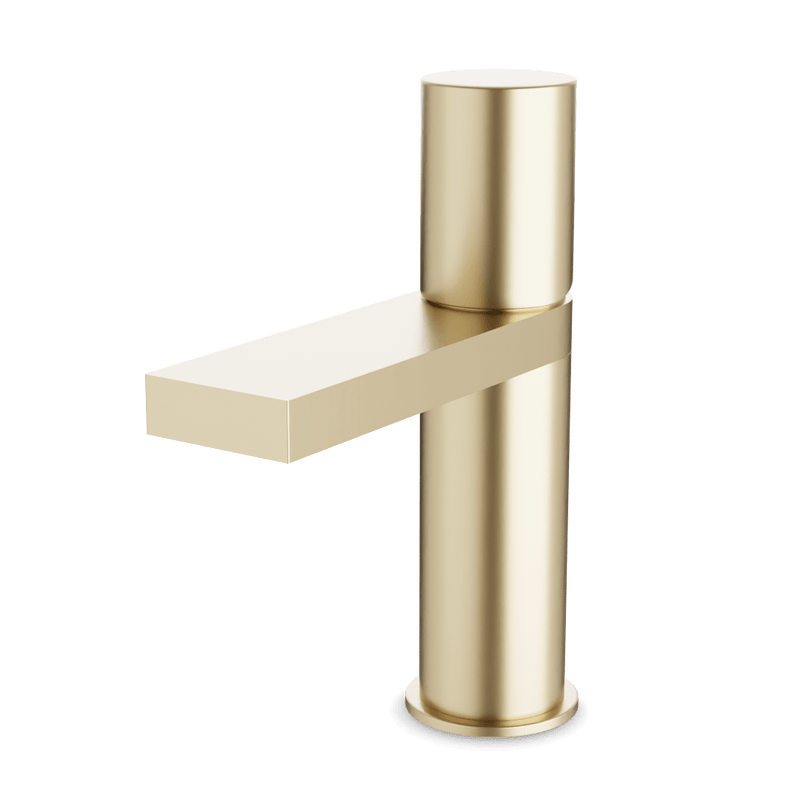 Otella Single Hole Bathroom Faucet - Satin Brass image 1