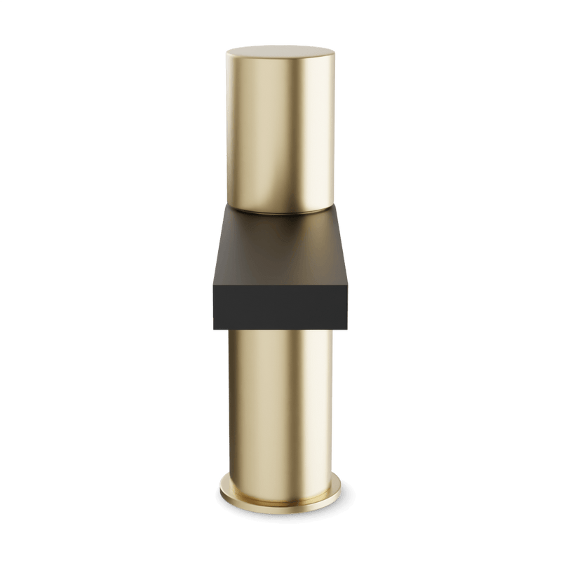 Otella Single Hole Bathroom Faucet - Satin Brass/Matte Black image 2