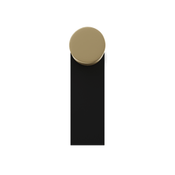 Otella Single Hole Bathroom Faucet - Satin Brass/Matte Black thumbnail 4