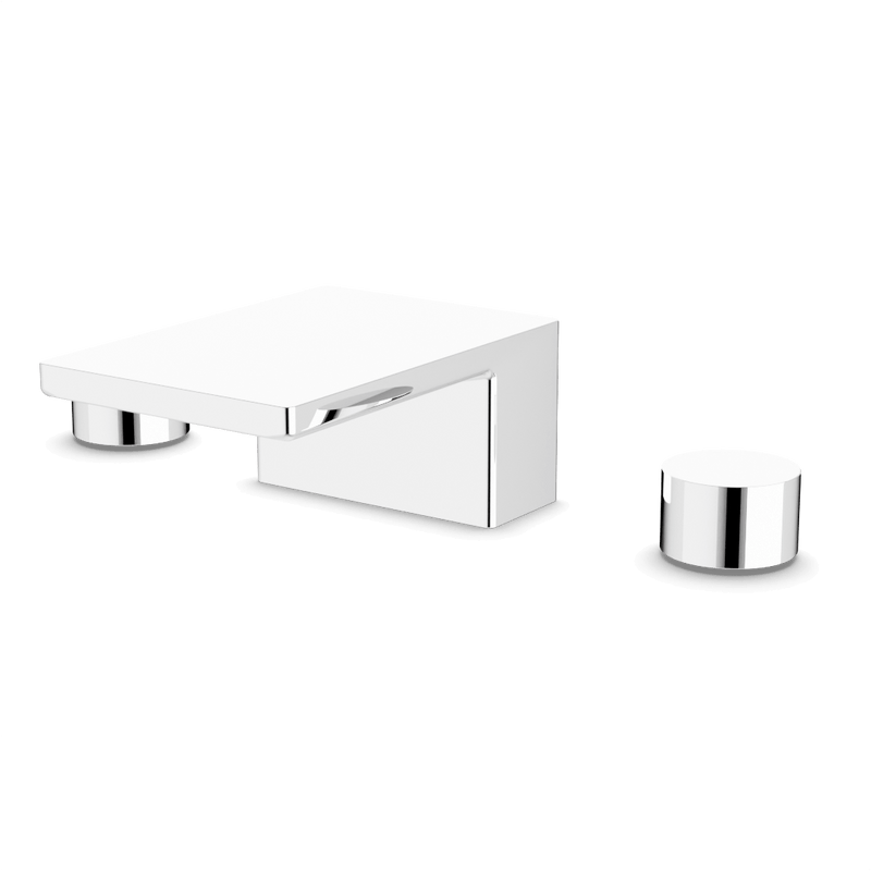 Otella 3-Hole Deck Mount Waterfall Tub Filler - Chrome image 1
