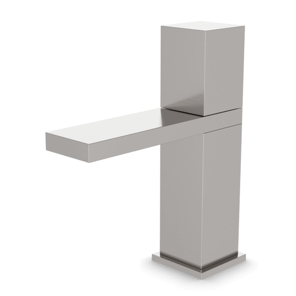 F401-11 - Milan Square Single Hole Lavatory Faucet Artos US Brushed Nickel 