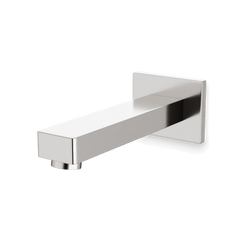 Square Wall Mounted Tub Filler Artos US Brushed Nickel 