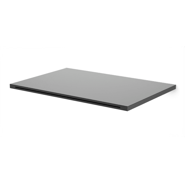 Edge Wall Mount Waterfall Tub Filler - Matte Black image 1