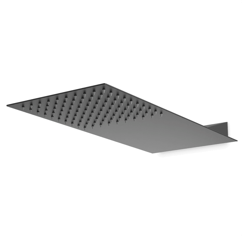 Edge Rain Shower Head - Matte Black image 1