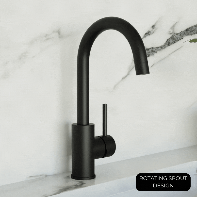 Modern Bar Faucet - Matte Black image 4