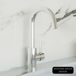 Modern Bar Faucet - Chrome thumbnail 4