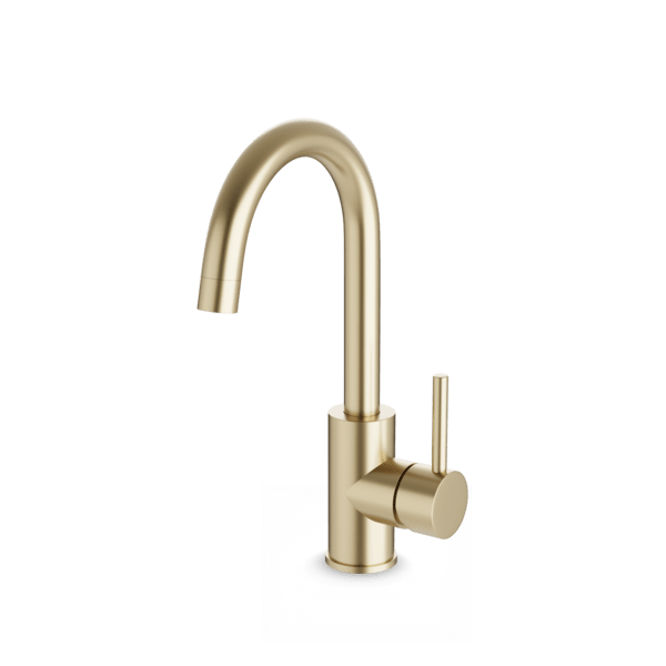 Modern Bar Faucet - Satin Brass image 1