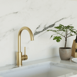 Modern Bar Faucet - Satin Brass thumbnail 2