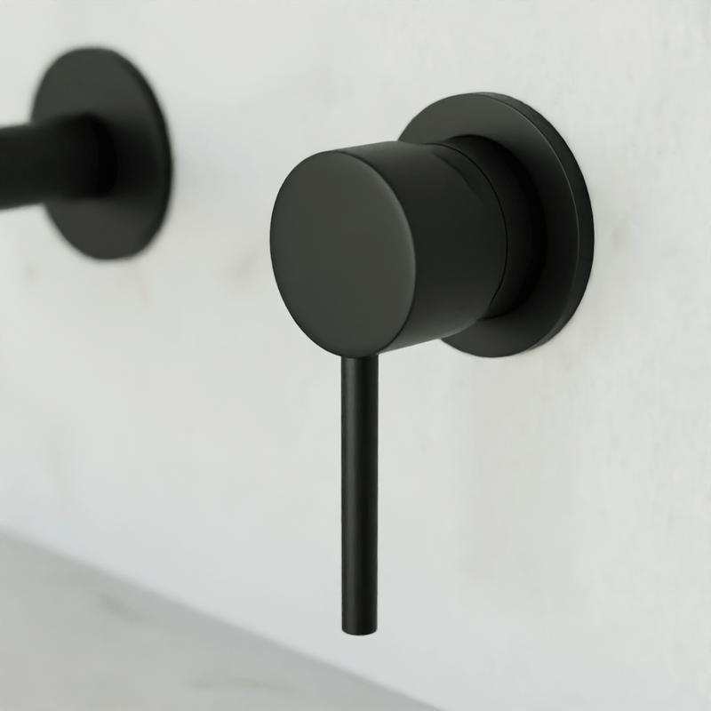 Opera In-Wall Single Handle Bathroom Faucet - Matte Black / Standard image 3