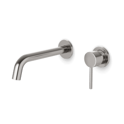 F501-8-1 - Round In-Wall Single Handle Lavatory Faucet Artos US Brushed Nickel