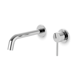 F501-8-1 - Round In-Wall Single Handle Lavatory Faucet Artos US Chrome 