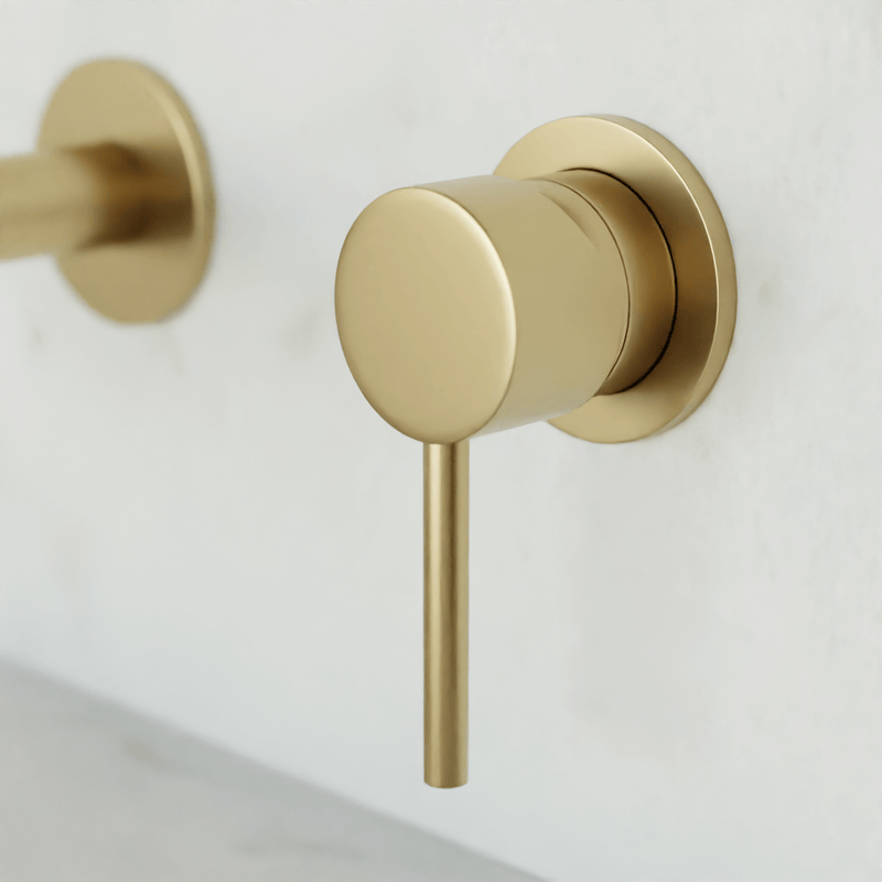 Opera In-Wall Single Handle Bathroom Faucet - Satin Brass / Standard image 3