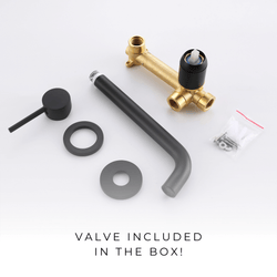 Opera In-Wall Single Handle Bathroom Faucet - Chrome / Standard thumbnail 4