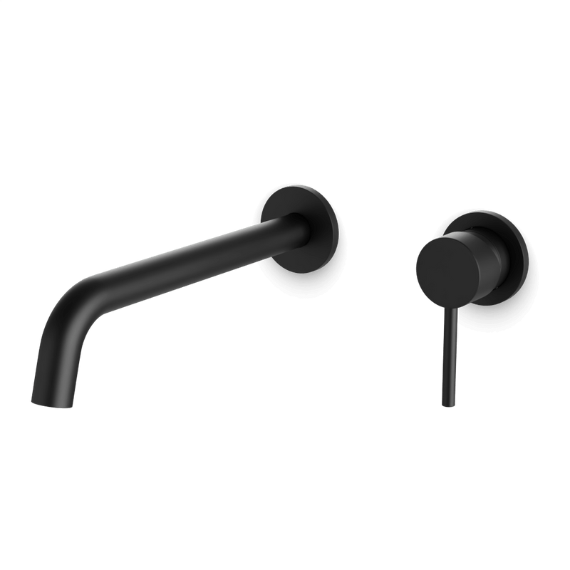 Opera In-Wall Single Handle Bathroom Faucet - Matte Black / Extended image 1