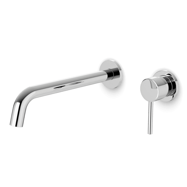 F501-9-1 - Round In-Wall Single Handle Lavatory Faucet with Extended Spout Artos US Chrome