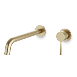 Opera In-Wall Single Handle Bathroom Faucet - Satin Brass / Extended thumbnail 1