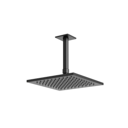 Edge 8" Rain Shower Head on Ceiling Mount Arm - Matte Black thumbnail 1