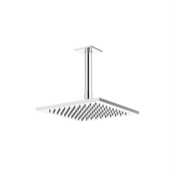 Edge 8" Rain Shower Head on Ceiling Mount Arm - Chrome thumbnail 1