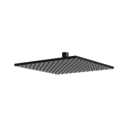 Edge 10" Rain Shower Head - Matte Black thumbnail 1