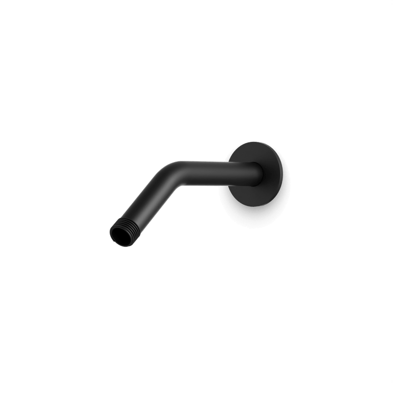 Opera Wall Mount Angled Shower Arm - Matte Black image 1