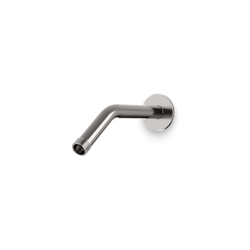 Round Wall Mounted Angled Shower Arm Artos US Brushed Nickel 