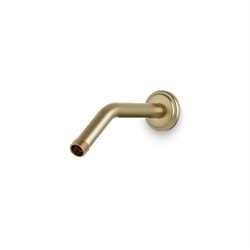 Classic Wall Mount Angled Shower Arm - Satin Brass thumbnail 1