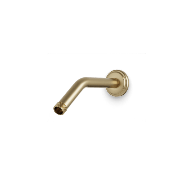 Classic Wall Mounted Angled Shower Arm Artos US Satin Brass 