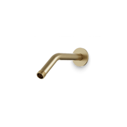 Round Wall Mounted Angled Shower Arm Artos US Satin Brass 
