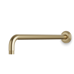 Classic Wall Mount Shower Arm - Satin Brass thumbnail 1
