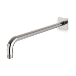 F902-27 - Square + Round Wall Mounted Shower Arm Artos US Brushed Nickel 